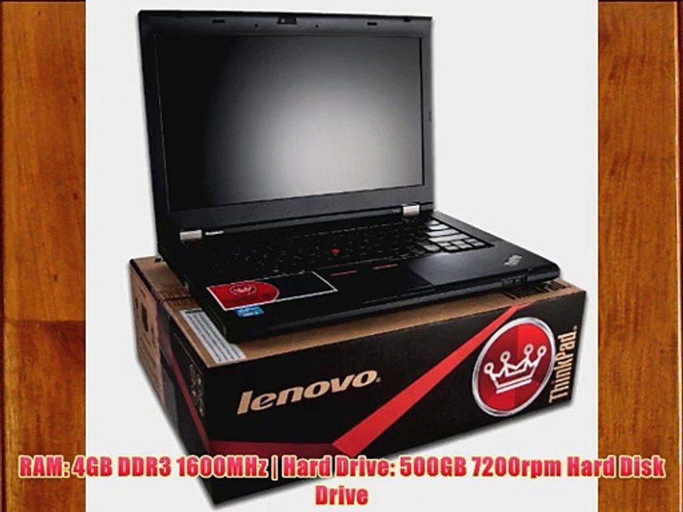 Lenovo Thinkpad T430 2344BMU i7-3740QM 2.7GHz 4GB 500GB 7200rpm NVIDIA NVS 5400M 14 HD  Notebook