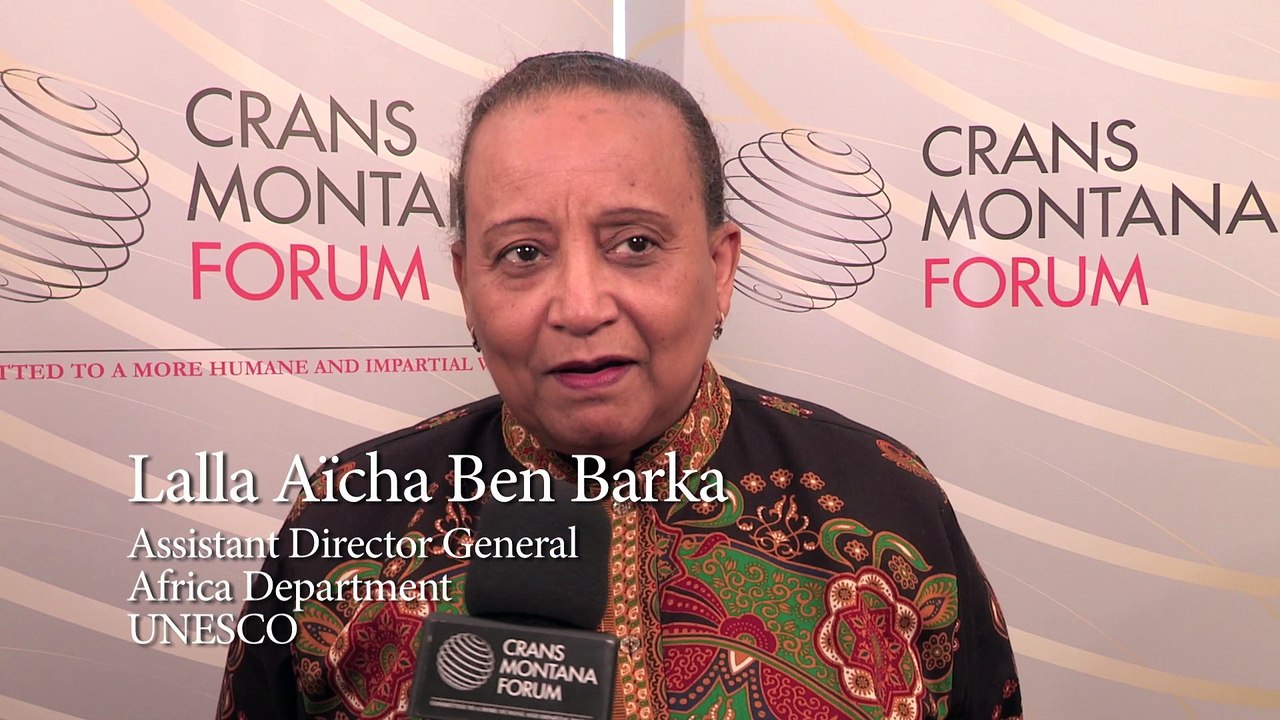 LALLA AÏCHA BEN BARKA - Crans Montana Forum (Jean-Paul Carteron) - African Women's Forum