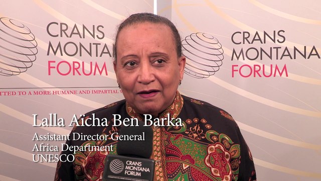 LALLA AÏCHA BEN BARKA - Crans Montana Forum (Jean-Paul Carteron) - African Women's Forum