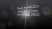 Chris Gayle 215 Runs Cricket World Cup 2015