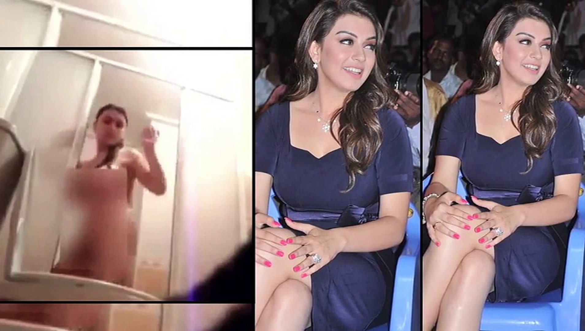 Actress Hansika Motwani hot bathing video leaked _