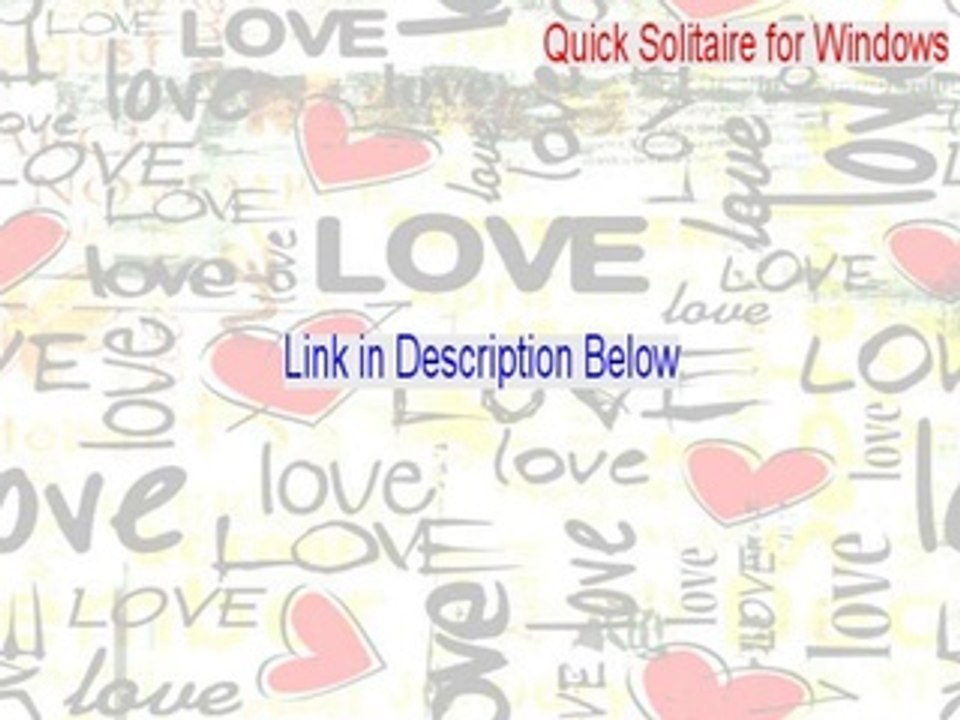 Quick Solitaire for Windows Keygen (Download Now)
