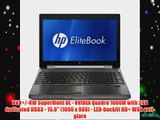 HP Elitebook 8560w i7-2720QM 2.20GHz- 4GB RAM 128GB SSD DVD /-RW NVIDIA Quadro 1000M 2GB Video