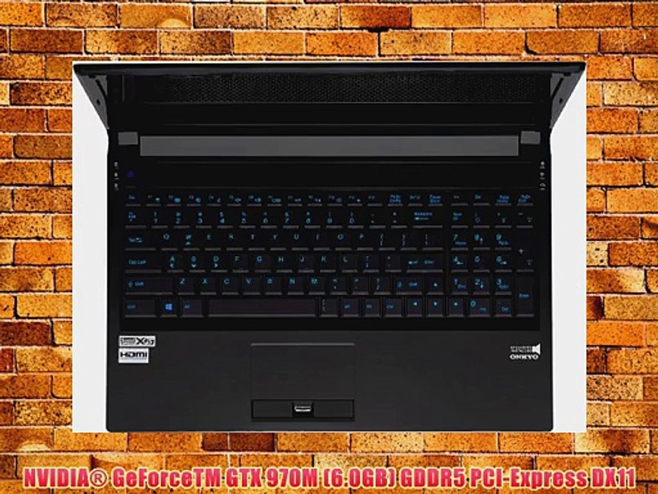 Sager NP8268-S 15.6 Notebook Computer (Built off Clevo P150SM-A) i7-4810MQ / GTX 970M (6.0GB)