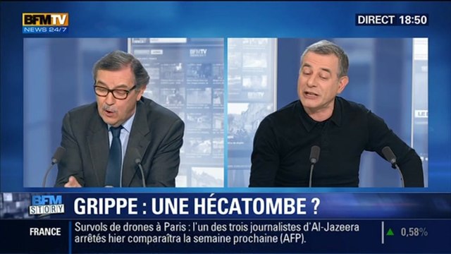 BFM Story: Grippe: une épidémie historiquement forte , Claude Le Pen - 26/02