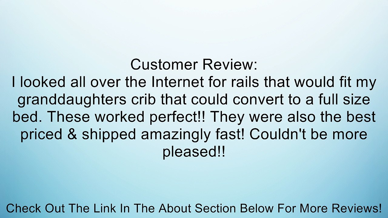 Child Craft Logan Full Size Bed Rails for Logan Lifetime Crib Review