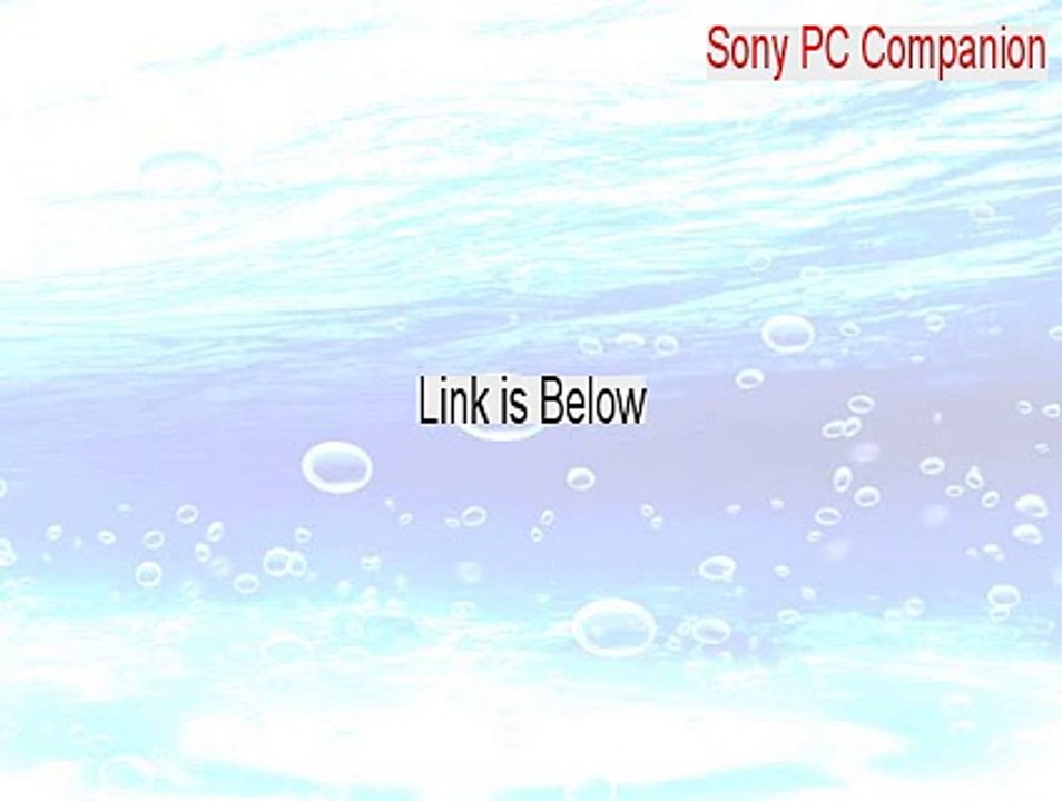 Sony PC Companion Download [Download Here]