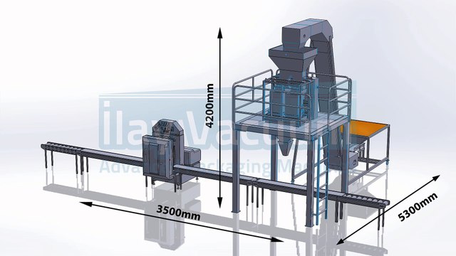 Automatic Vacuum Packing Machine 25kgs 50kgs 100kgs IL 95 - Otomatik Vakum Paketleme Makinası – IL 95