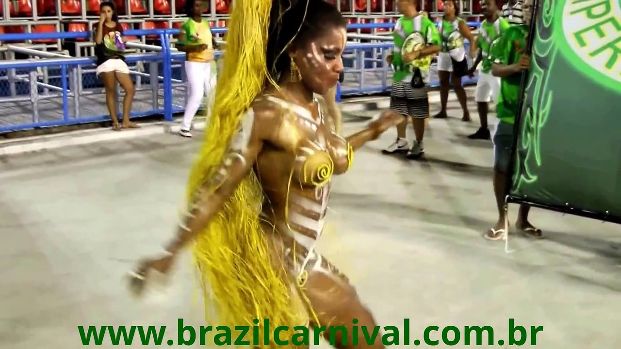 Body Paint Brazil  Bodypainting at Rio Carnival (official rehearsal) Sambadrome Parade 2014