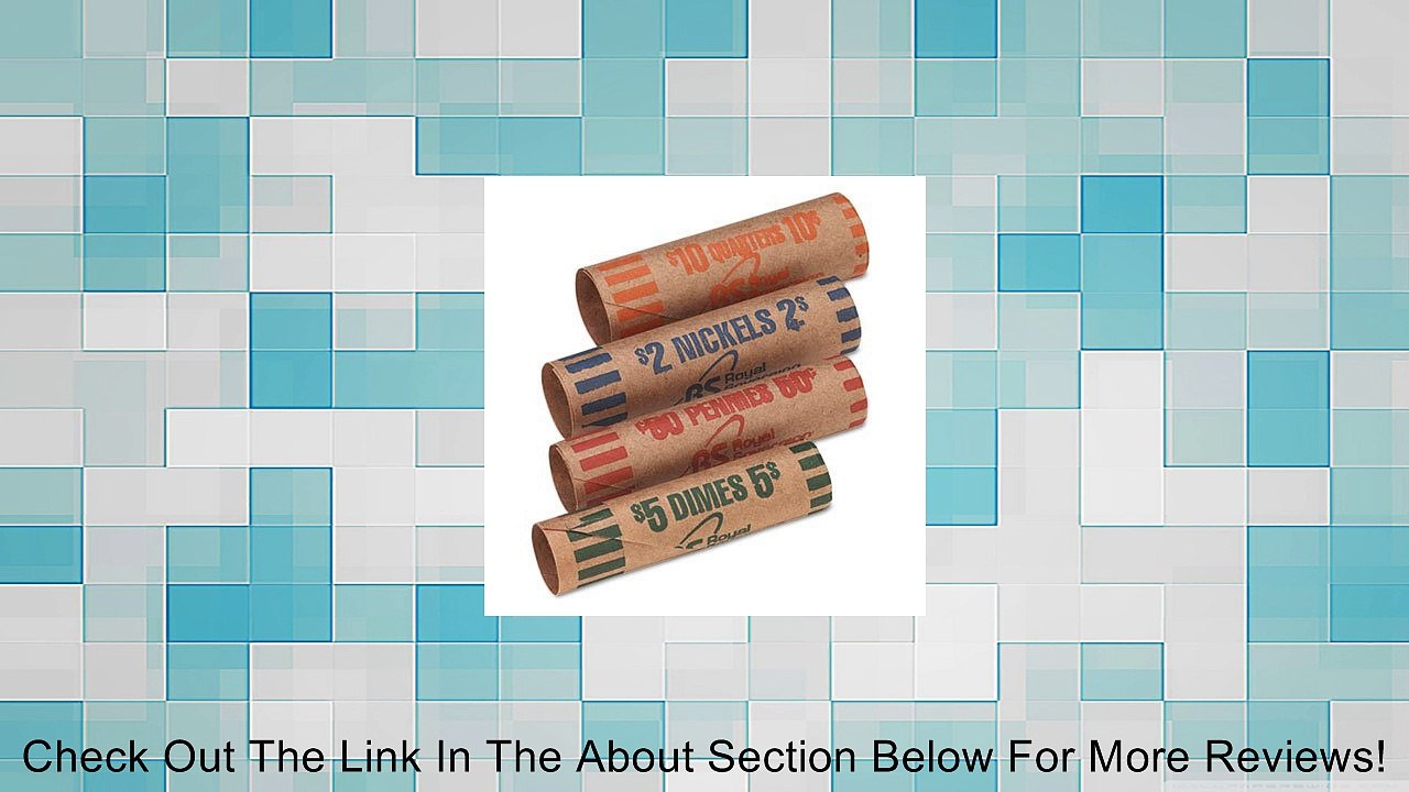 Royal Sovereign Int'L Inc. Coin Wrappers, 54 Ea Quarter, Dime, Nickel, Penny, Assorted Review