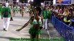Dancers in Green  Rio Carnival Parade 2014 Elite Samba Team