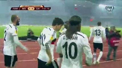 Tolgay Arslan Goal Besiktas 1 - 0 Liverpool 26/02/2015 - Europa League