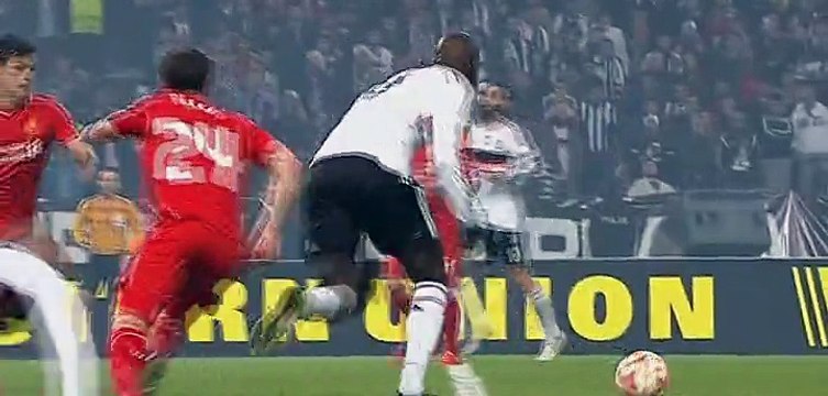Goal Arslan T. - Besiktas 1 - 0 Liverpool - Europa League - Play Offs - 26/02/2015