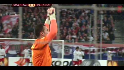 All Goals - Salzburg 1-3 Villarreal - 26-02-2015