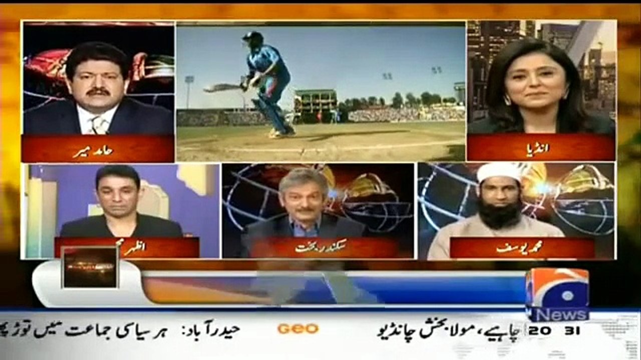 Pak India Takra On Geo News - 12 February 2015 - Special Debate on Pakistan vs India World
