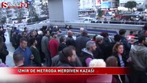 İzmir metroda merdiven kazası