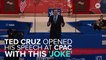 Ted Cruz Opens Speech With A Netanyahu Joke