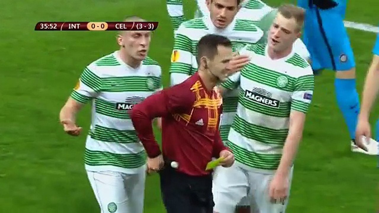 Inter 1 - 0	 Celtic - Europa League - Play Offs - Highlights - 26/02/2015
