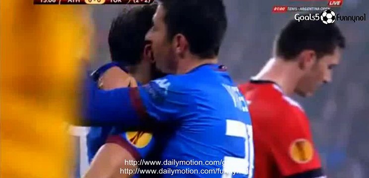 Fabio Quagliarella Penalty Goal Athletic Bilbao 0 - 1 Torino Europa League 26-2-2015