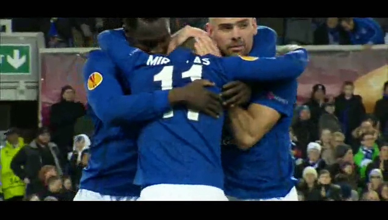 Everton 3-1 Young Boys - Goal Mirallas - 26-02-2015