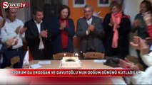 Erdoğan ve Davutoğlu'na gıyabi doğum günü