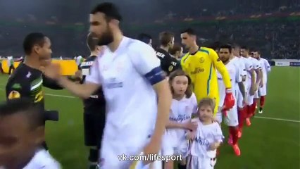 Borussia Moenchengladbach 2 - 3 Sevilla All Goals and Full Highlights 26/02/2015 - Europa League