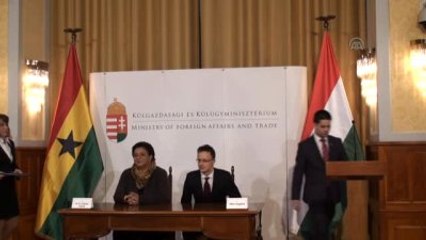 Peter Szijjarto-Hanna Tetteh Ortak Basın Toplantısı