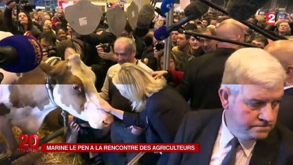 Salon de l'agriculture : Marine Le Pen à la conquête des agriculteurs
