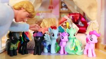 Disney Princess PRANK Elsa FROZEN Anna Kristoff My Little Pony MLP Barbie Toys Parody PART 2