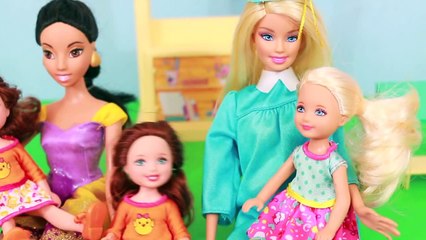 Disney Frozen Anna Kids GRADUATION Summer School Barbie Crazy Princess Jasmine AllToyCollector