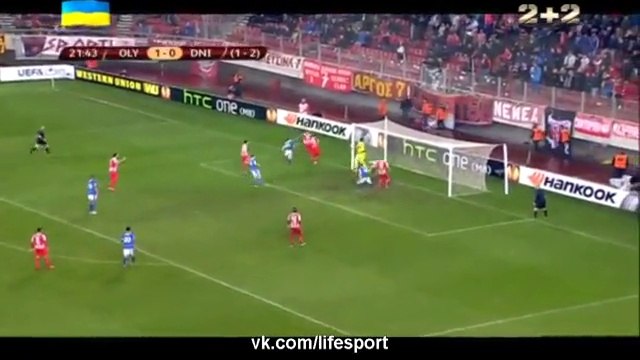 Olympiakos 2 - 2 Dnipro All Goals and Full Highlights 26/02/2015 - Europa League