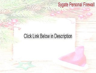 Sygate Personal Firewall Download [Free Download]
