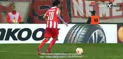 Alejandro Dominguez Penalty Goal Olympiakos 2 - 1 Dnipro Europa League 26-2-2015