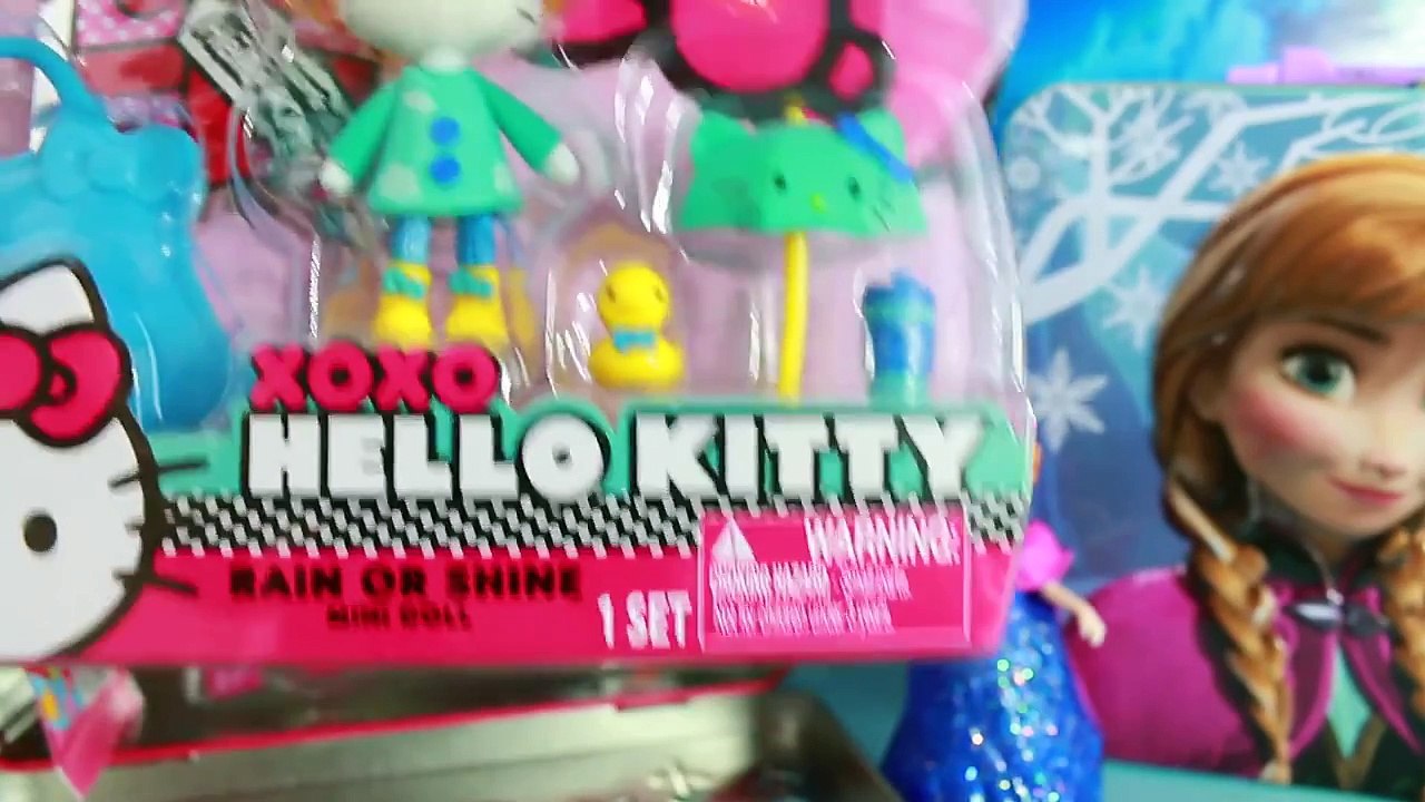 Disney Frozen SURPRISE Lunch Box Boxes Elsa Anna HELLO KITTY Princess Lalaloopsy