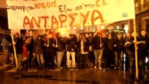 Atina'da Hükümet Karşıtı Gösteri