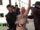 Activistas de Femen se desnudan en protesta contra la 'ley mordaza'