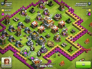 Let's Play Clash of Clans   Episode 13  Technique Géant Guérrisseuse + Labo + CdC