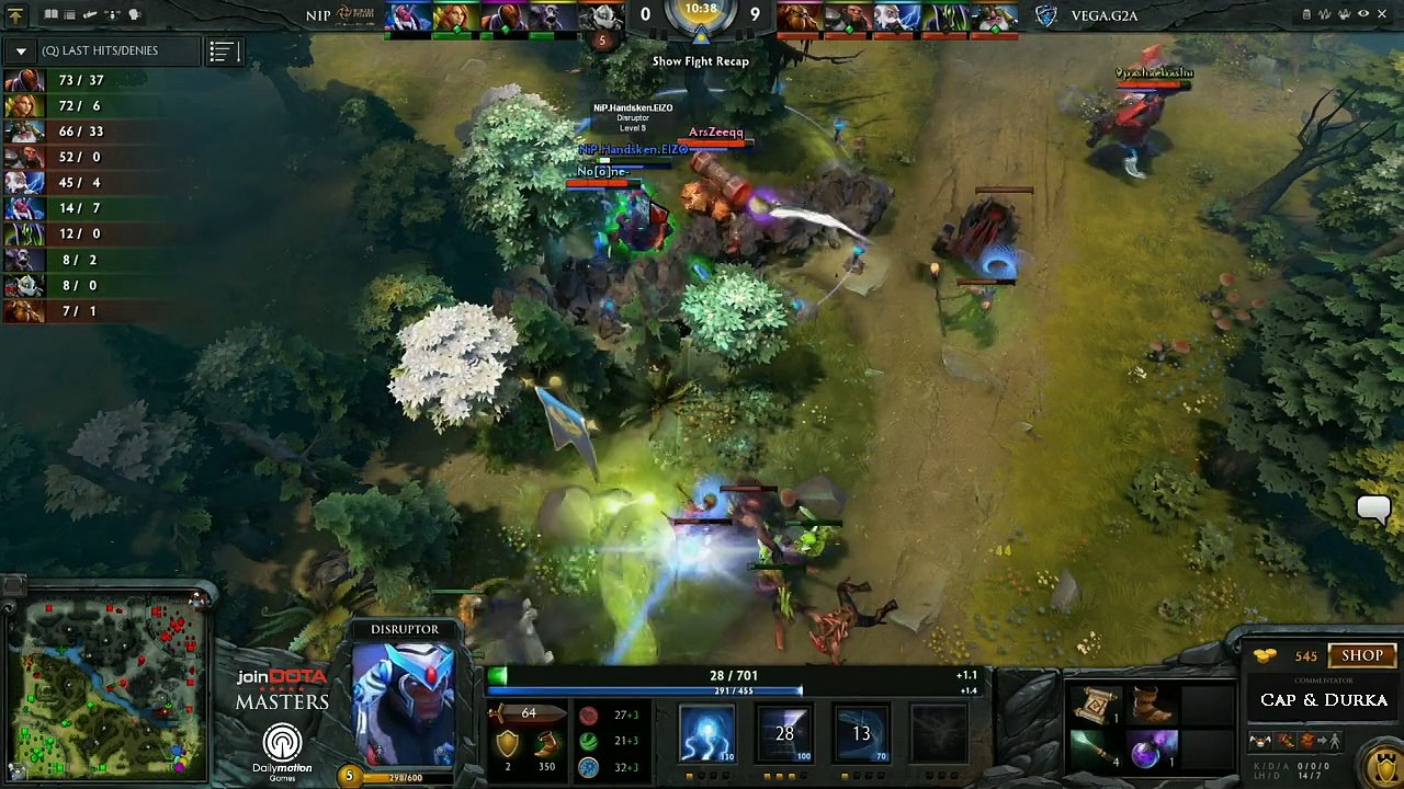 NiP vs Vega Game 1 - joinDOTA Masters @DotaCapitalist @DurkaDota