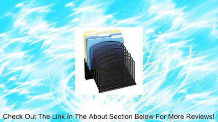 Mesh Desk Organizer, Eight Sections, 11.25" Wide Review