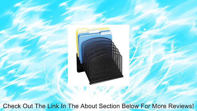 Mesh Desk Organizer, Eight Sections, 11.25 Wide Review