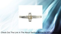 Silver Tone Hammered Faux Pearl Sideways Cross Serenity Prayer Bracelet Review