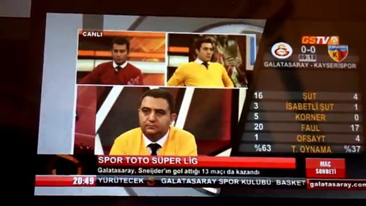 Galatasaray  - Kayseri Erciyes Süper lig 27 02 2015