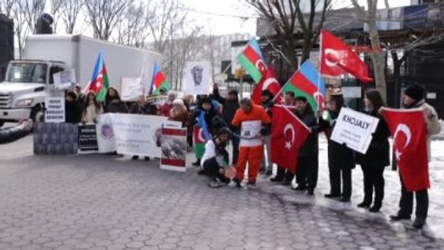 Hocalı Katliamı New York'ta Protesto Edildi