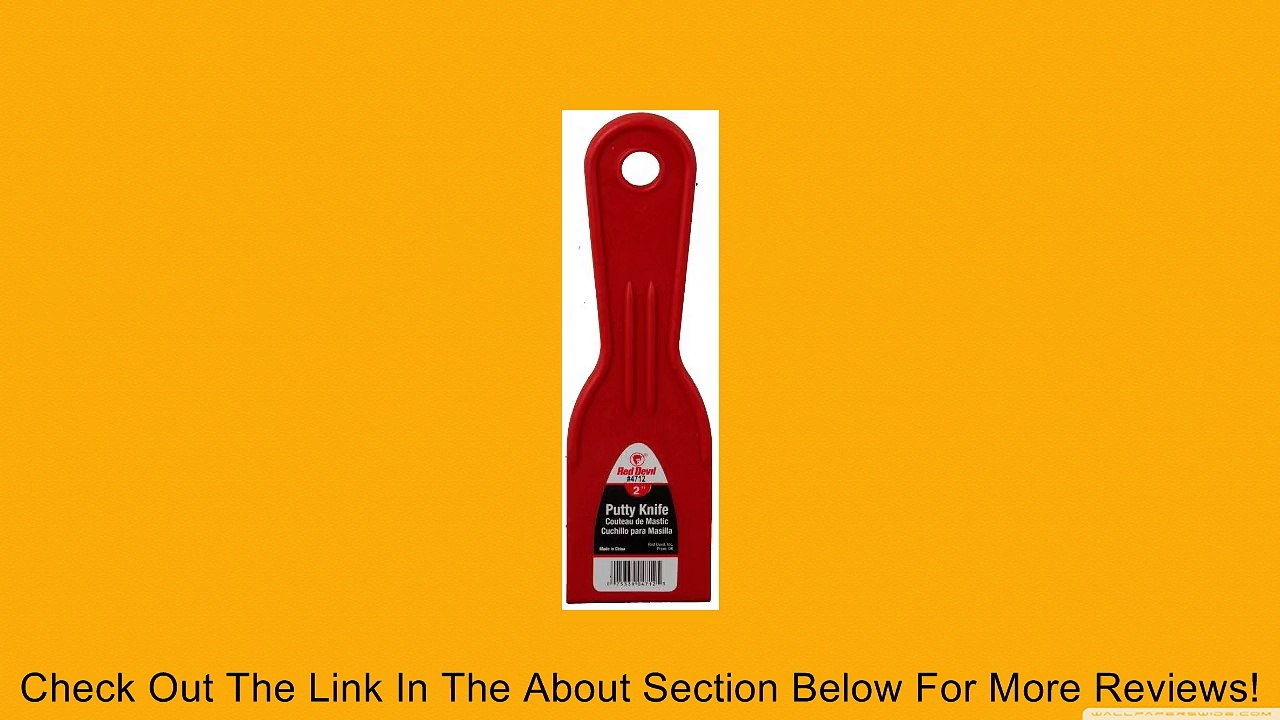 Red Devil 4712 2-Inch Plastic Putty Knife Review