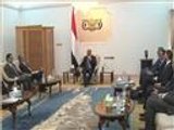 الرئيس اليمني يلتقي مبعوث الأمم المتحدة في عدن