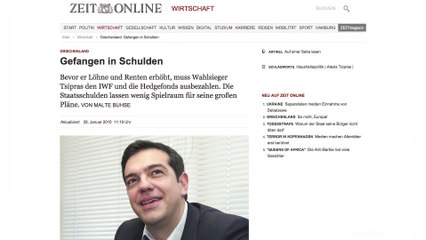 Media Review - SYRIZA/EURO CRISIS