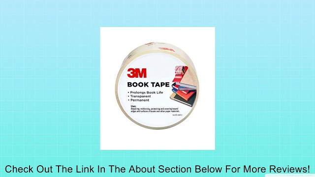 Scotch 2.83 Inches x 30-Yards Book Tape (843) Review