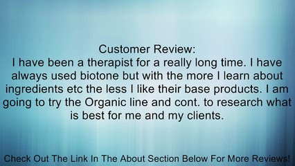 Biotone Deep Tissue Lotion - Unscented Review