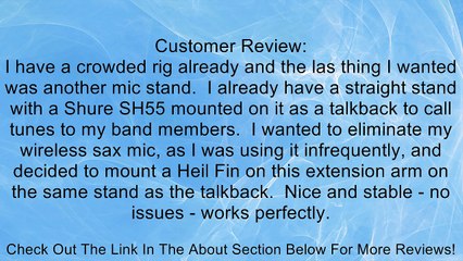 On Stage MY550 Microphone Extension Attachment Bar Review