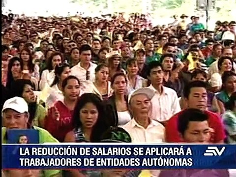 Reducción salarial afectará a trabajadores de alto rango de las cinco funciones del Estado
